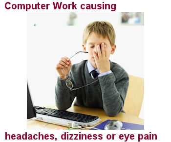 Vision Specialists of Michigan Computer Work causing headaches, dizziness or eye pain